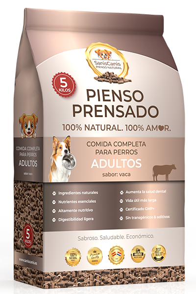 Pienso natural para perros adultos